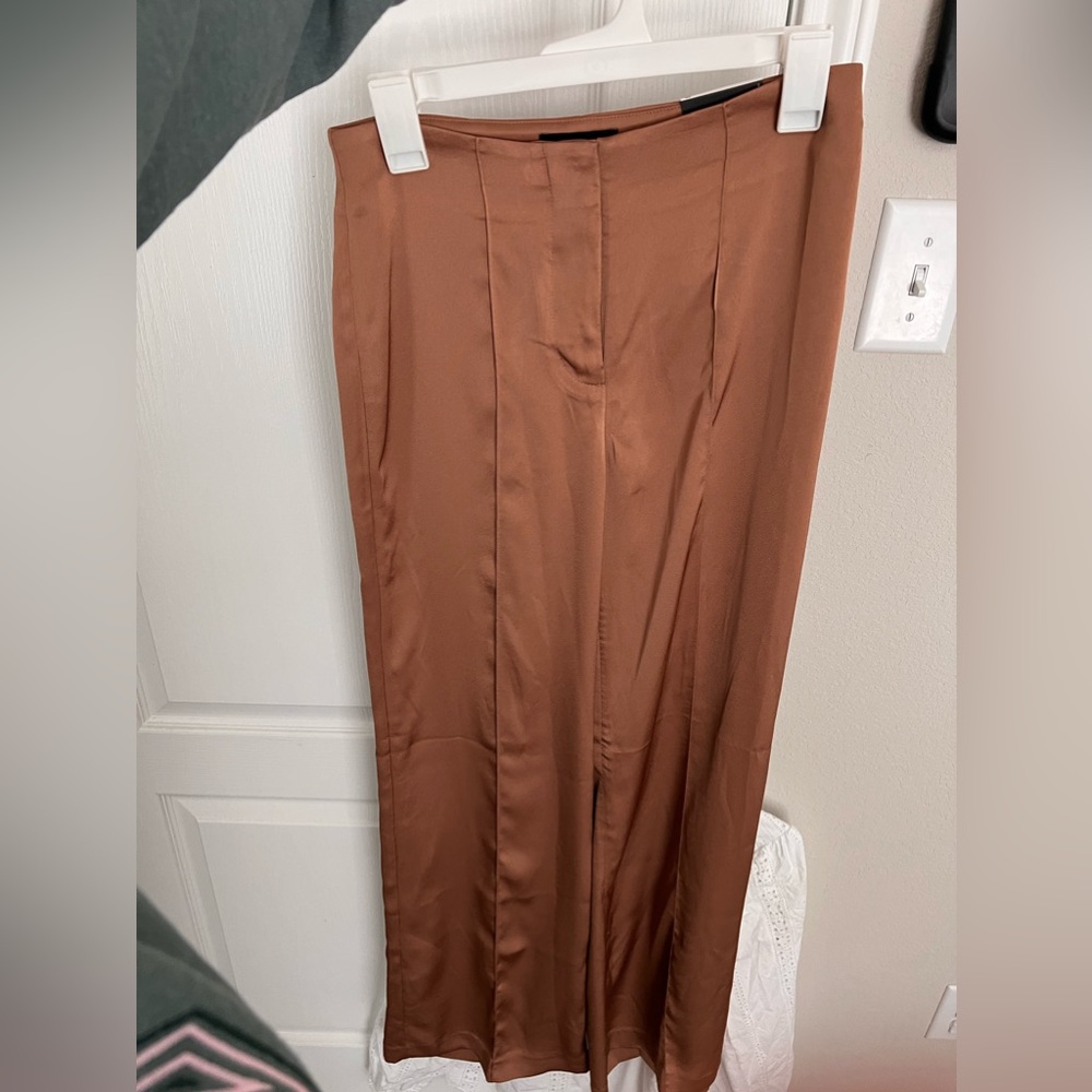 Express Satin Wide Leg Pants